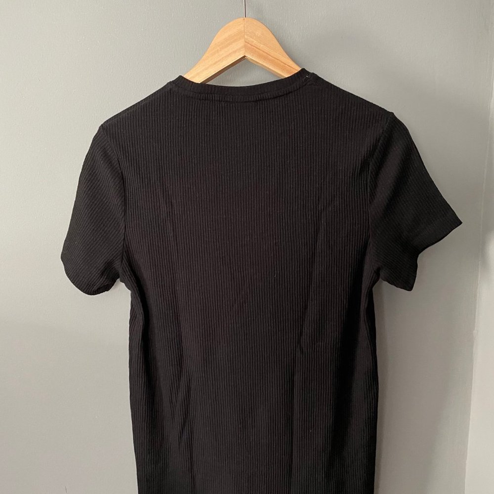 Cotton Ribbed T-Shirt - Picture 2 of 2